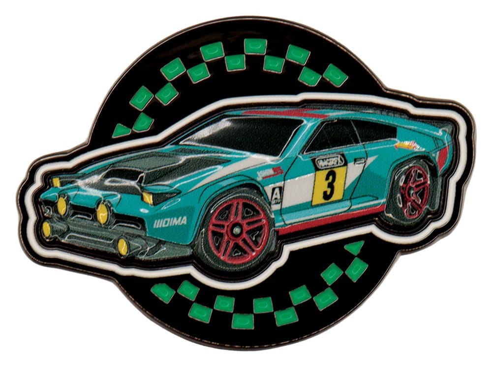 Hot Wheels Mystery Pinsamling i Blindbox med 12 Märken och Samlarkort