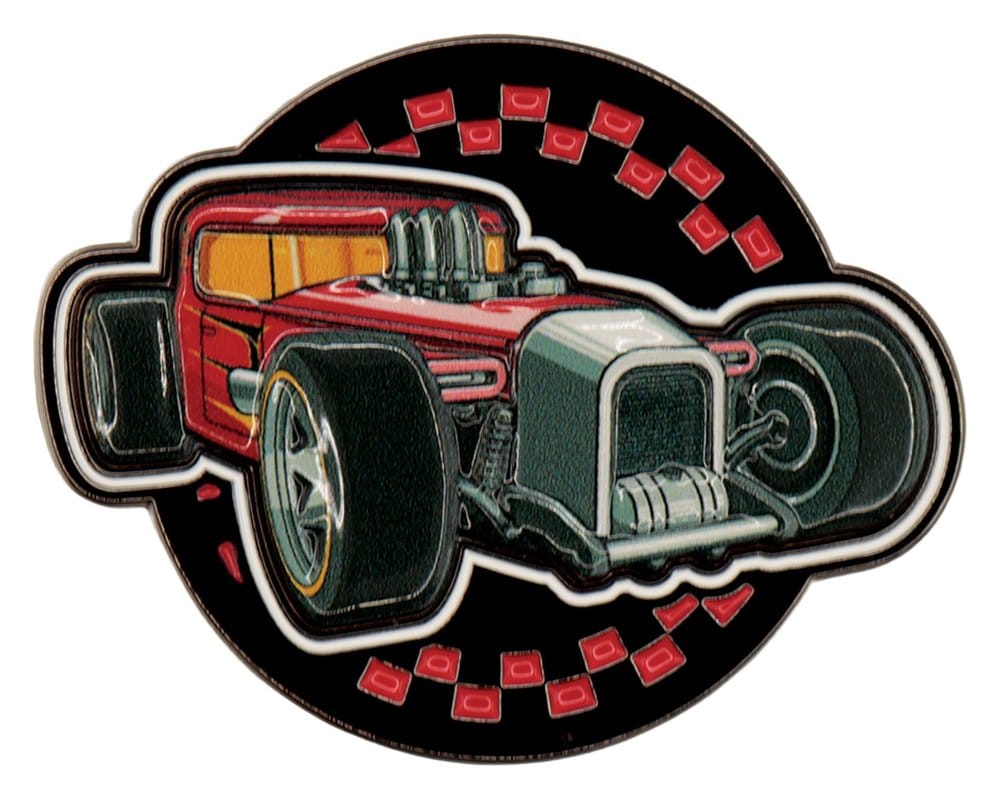 Hot Wheels Mystery Pinsamling i Blindbox med 12 Märken och Samlarkort