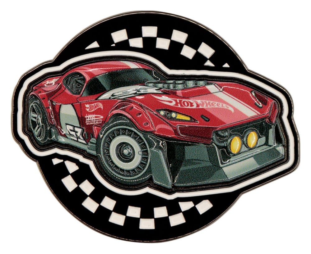 Hot Wheels Mystery Pinsamling i Blindbox med 12 Märken och Samlarkort