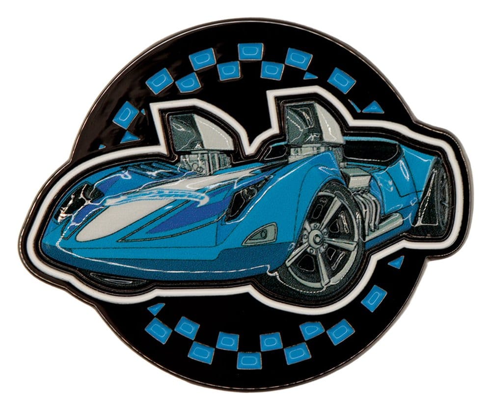 Hot Wheels Mystery Pinsamling i Blindbox med 12 Märken och Samlarkort