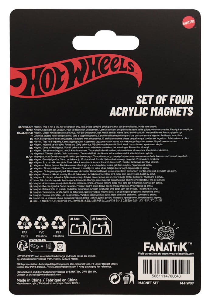 Hot Wheels Magnetset med platser