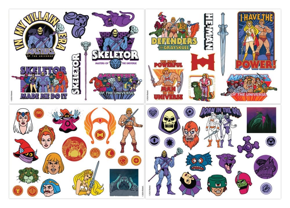 Masters of the Universe Teknik Klistermärkespaket