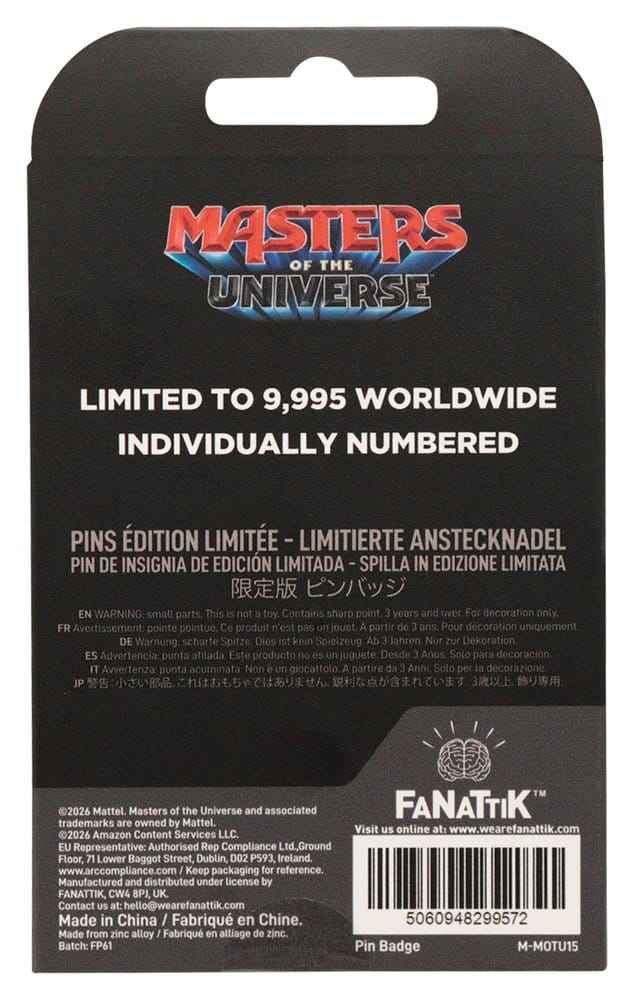 Masters of the Universe 2026 Pinsmärke He-Man Begränsad Upplaga