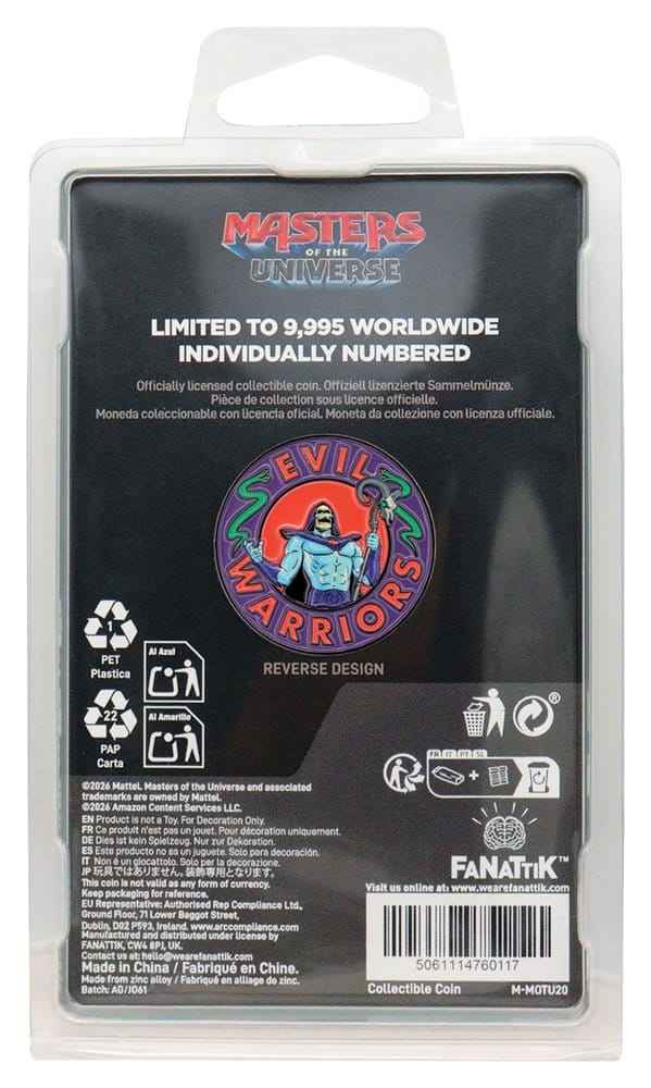 Masters of the Universe 2026 Samlarmedalj He-Man & Skeletor Limited Edition