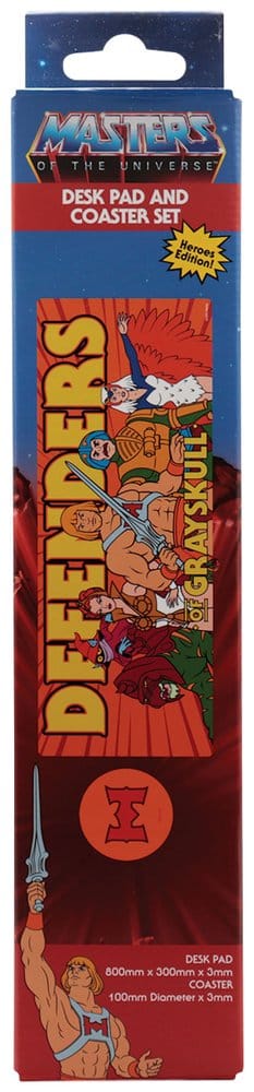 Masters of the Universe Skrivbordsunderlägg och Glasunderlägg – Hjältarna från Eternia
