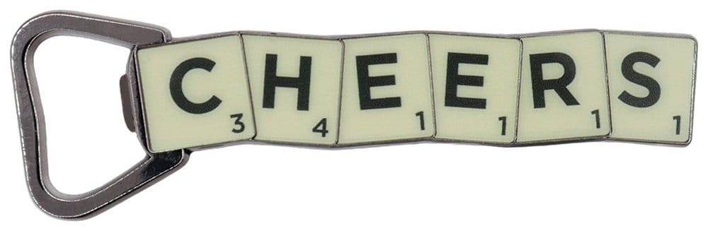 Scrabble Flasköppnare Magnetisk Cheers – officiellt licensierad samlarprodukt