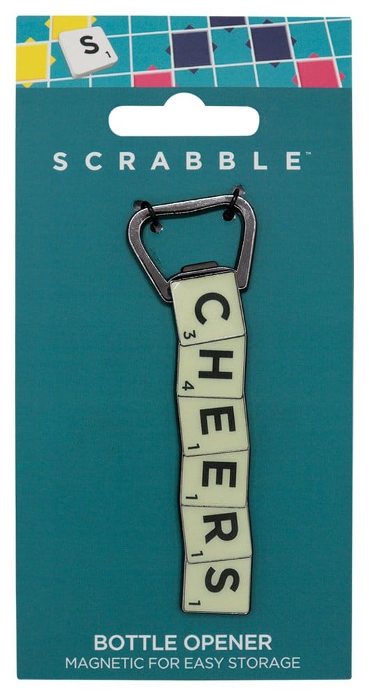 Scrabble Flasköppnare Magnetisk Cheers – officiellt licensierad samlarprodukt