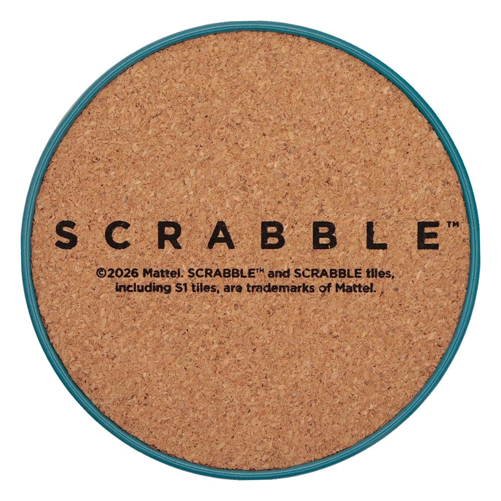 Scrabble Underlägg 4-Pack i Tryckt Metall