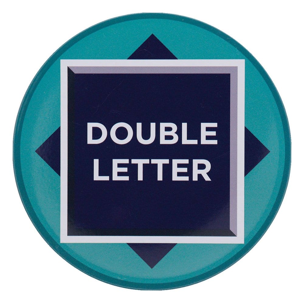 Scrabble Coaster 4-Pack Printed Metal