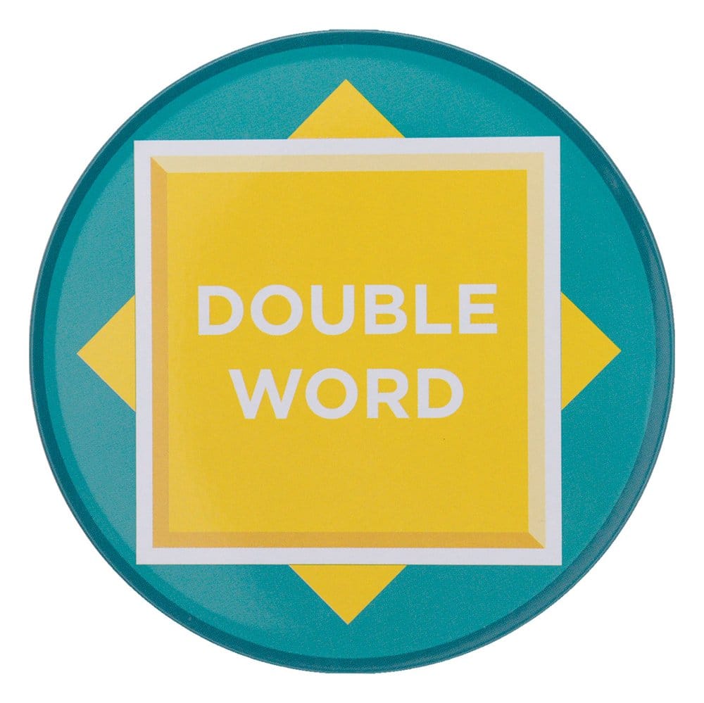 Scrabble Underlägg 4-Pack i Tryckt Metall