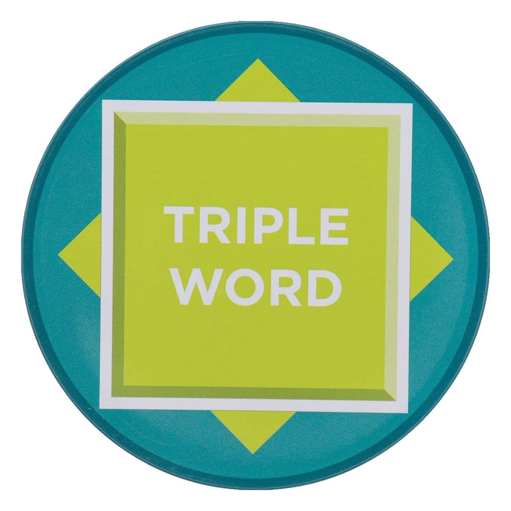 Scrabble Underlägg 4-Pack i Tryckt Metall