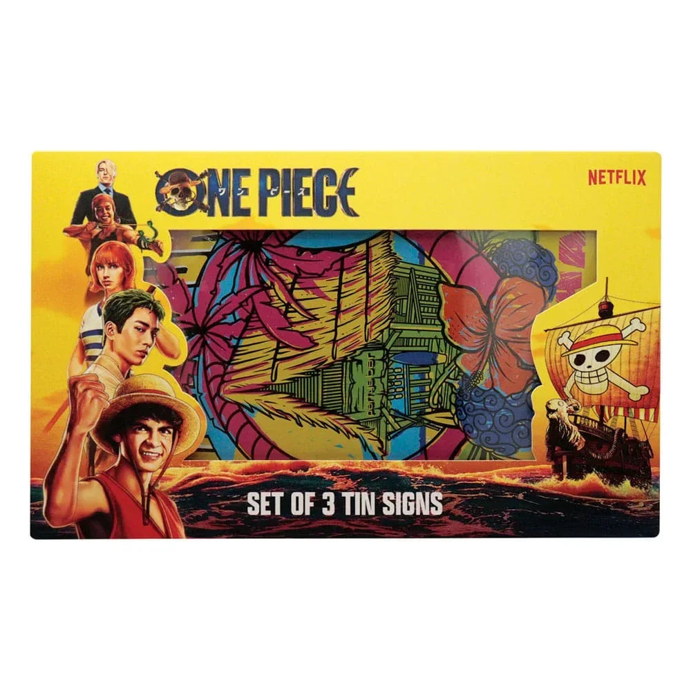 One Piece Tin Skyltar 3-Pack FaNaTtik