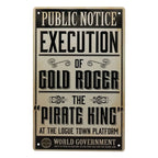 One Piece Tin Skyltar 3-Pack FaNaTtik