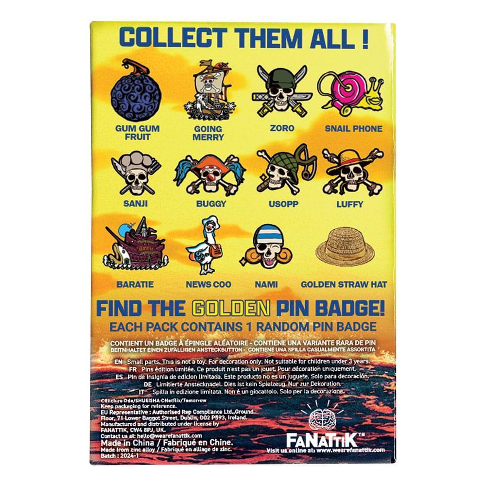 One Piece Mystery Pin Badge Display - Collectible Enamel Pins FaNaTtik