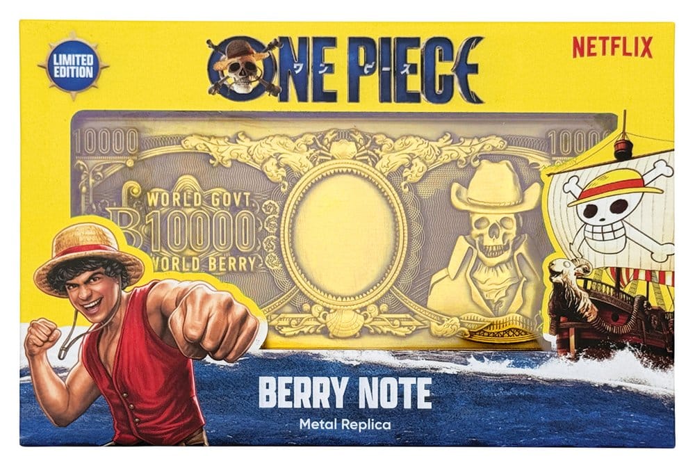 One Piece Replica 10,000 World Berry metallsedel 6 x 15 cm
