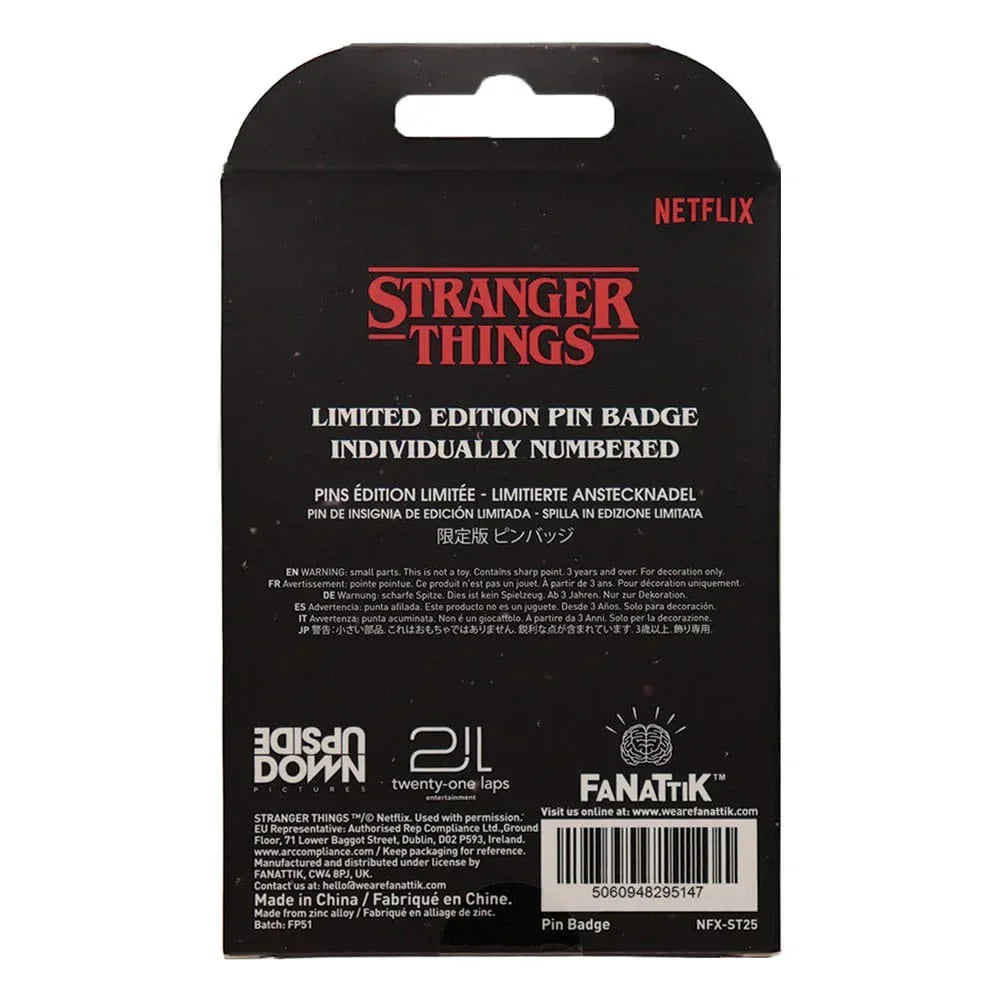 Stranger Things Pin Badge Hellfire Lives Limited Edition FaNaTtik
