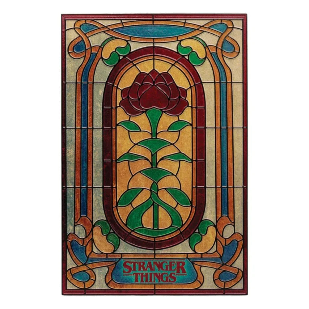 Stranger Things Resin Plaque - Creel House Stained Glass Window FaNaTtik