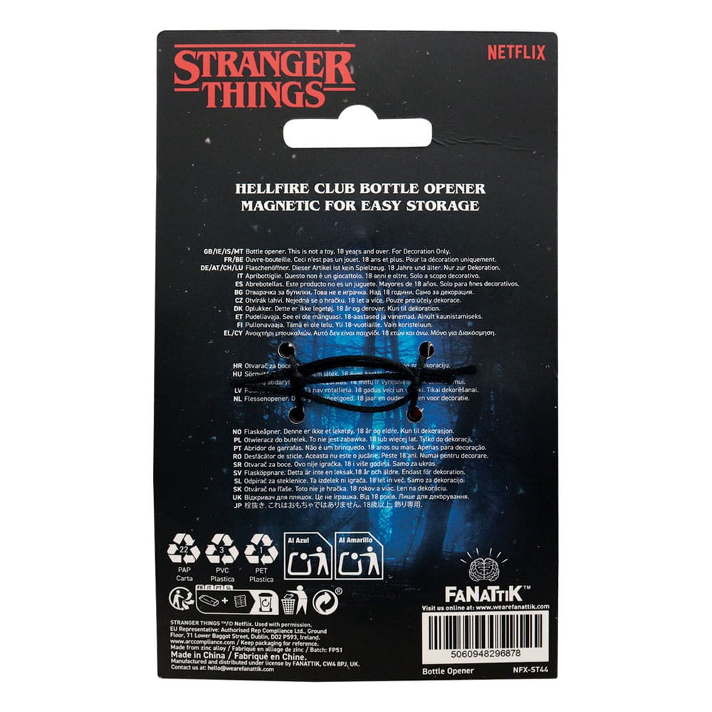 Stranger Things Flasköppnare Hellfire Club FaNaTtik