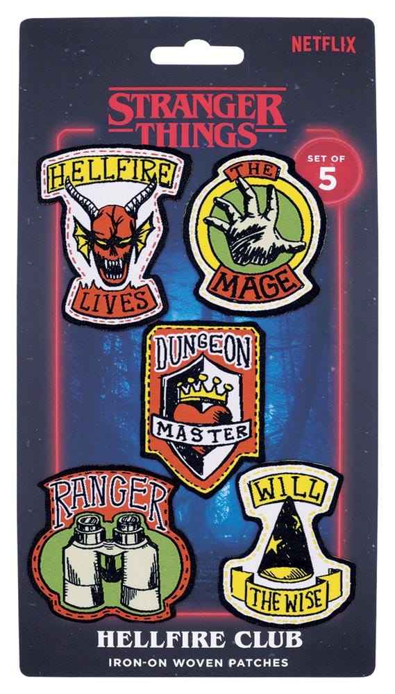 Stranger Things Tygmärken 5-Pack