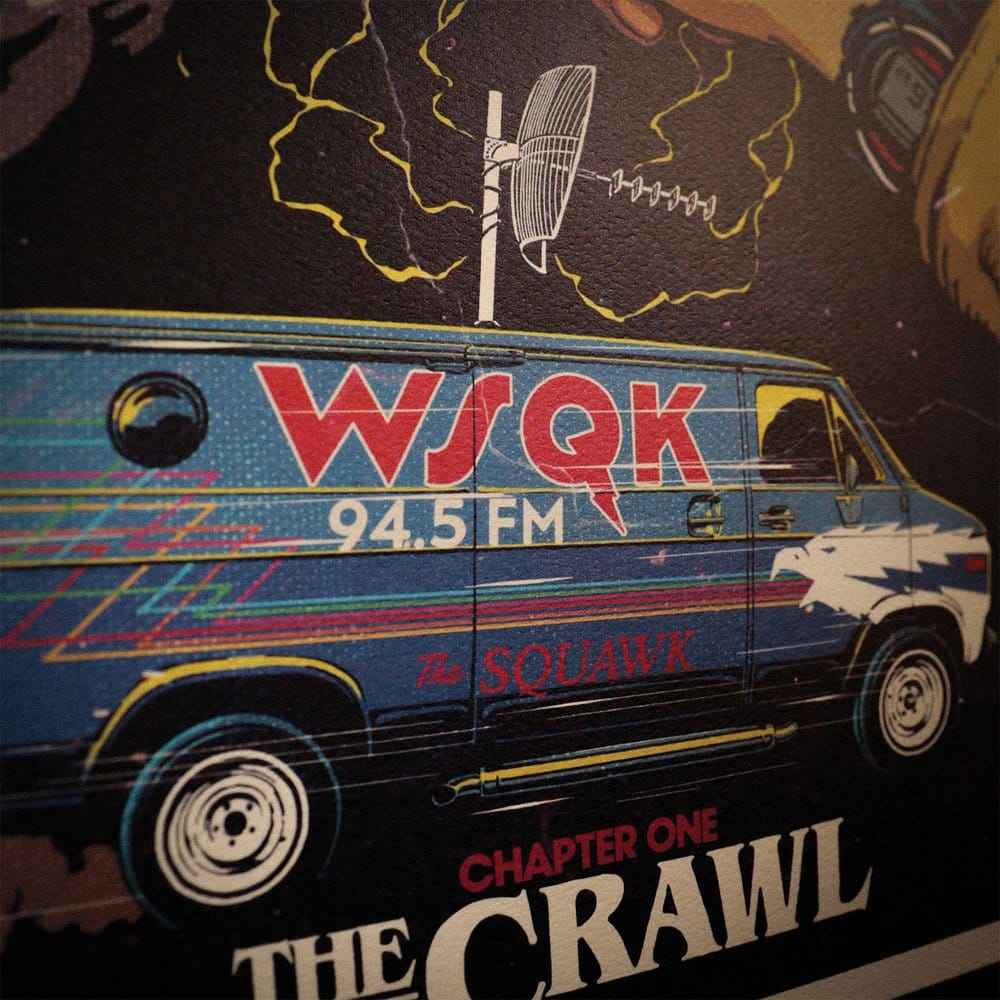Stranger Things 5 Konsttryck The Crawl Limitierad Upplaga 42 x 30 cm