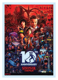 Stranger Things Art Print 10th Anniversary Limited Edition 21 x 42 cm