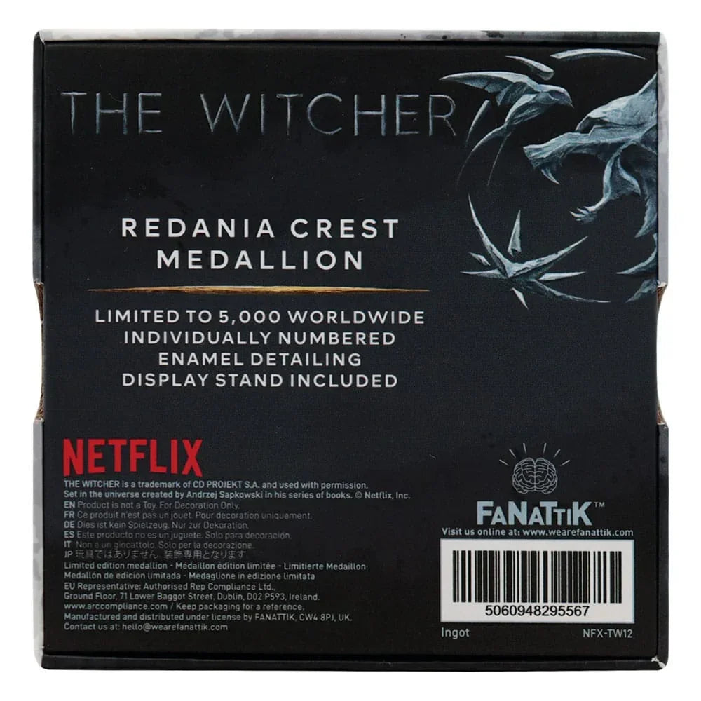 The Witcher Medallion Redania Crest Limited Edition FaNaTtik