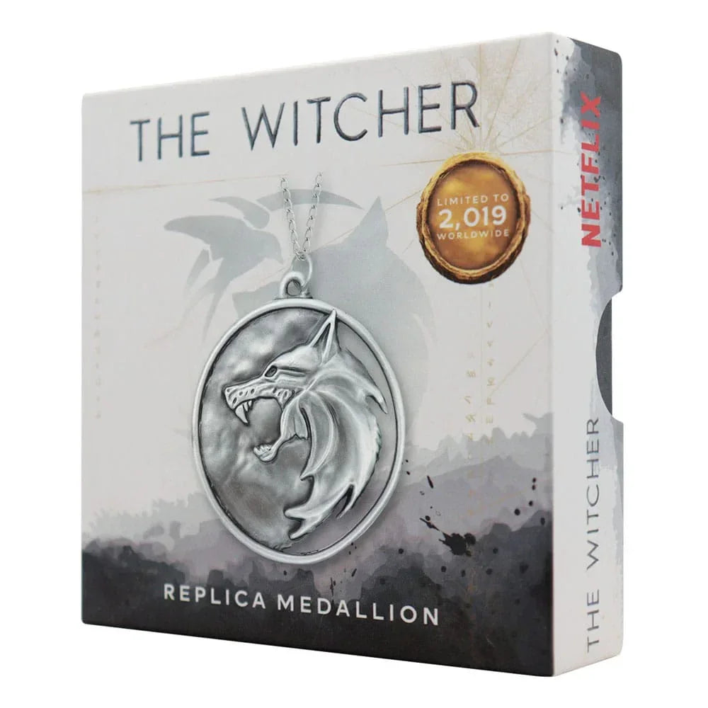 The Witcher Replica 1/1 Halsband Geralts Medallion FaNaTtik