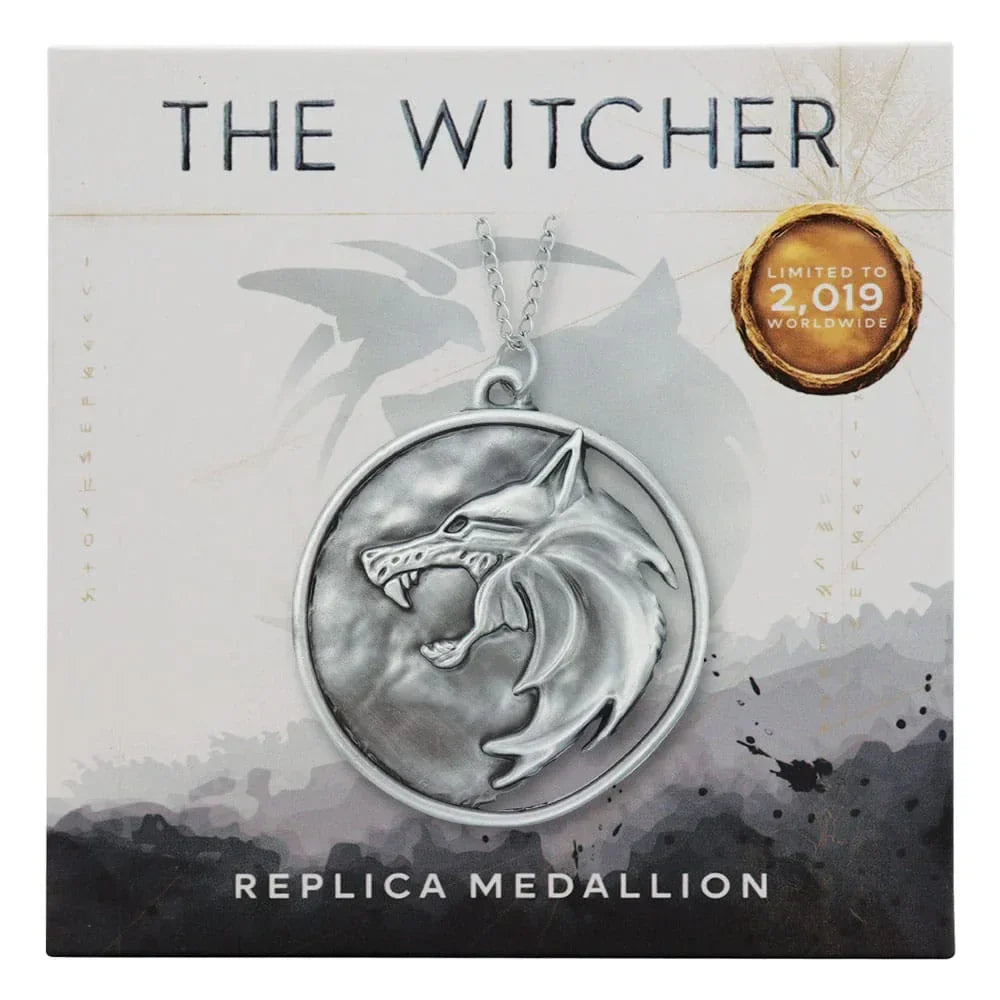 The Witcher Replica 1/1 Halsband Geralts Medallion FaNaTtik