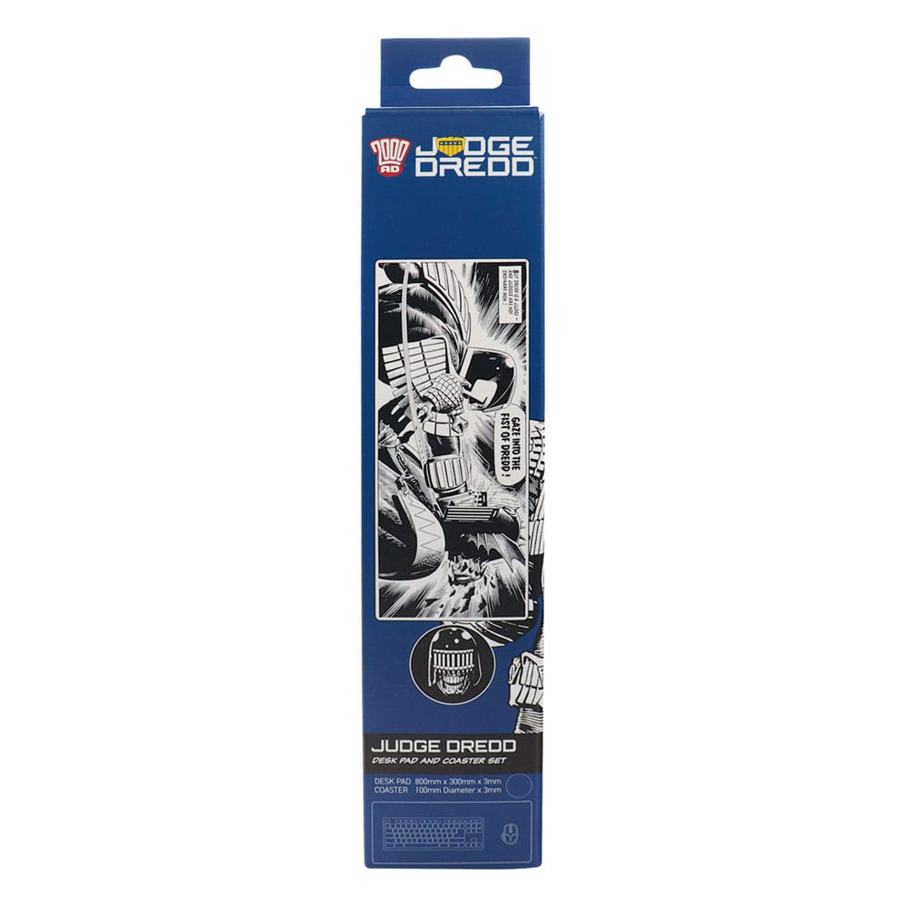 2000 AD Skrivbordsmatta & Underlägg Set - Judge Dredd FaNaTtik
