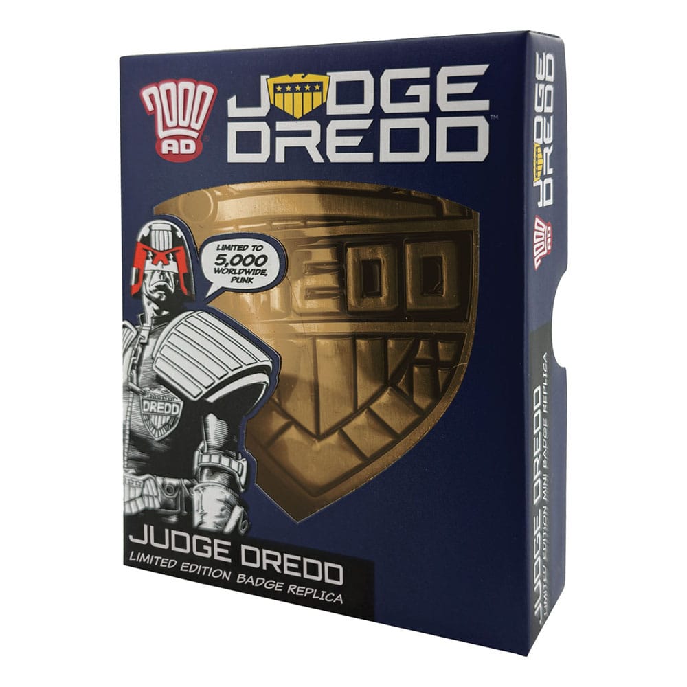 2000 AD Replica Judge Dredd Badge Limited Edition FaNaTtik