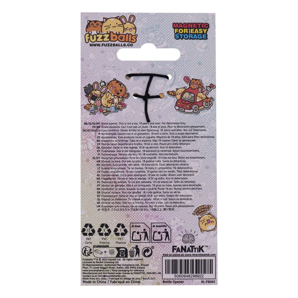 Fuzzballs Flasköppnare Whisky - Officiellt Licensierad FaNaTtik
