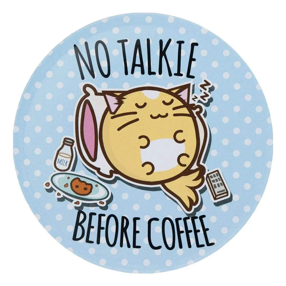 Fuzzballs Coaster 4-Pack - Färgglada Underlägg med Katt, Kanin och Tiger FaNaTtik