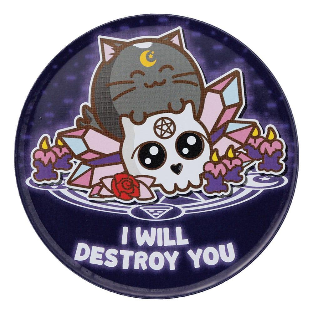 Fuzzballs Coaster 4-Pack - Färgglada Underlägg med Katt, Kanin och Tiger FaNaTtik