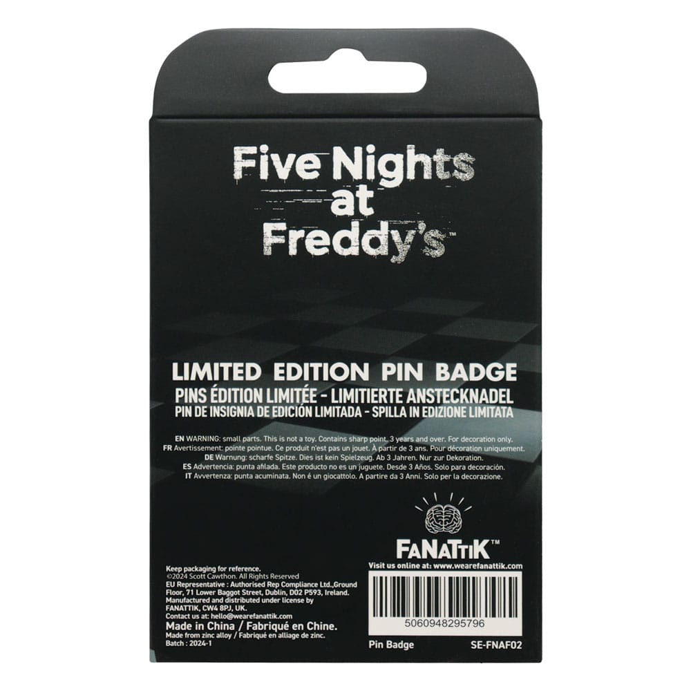 Five Nights at Freddy's Pin Badge - Fazbear Entertainment Limited Edition FaNaTtik
