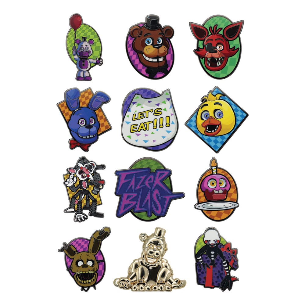 Five Nights at Freddy's Mystery Pin Badge Display (12 st) FaNaTtik