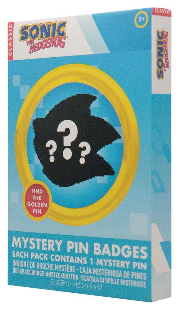 Sonic The Hedgehog Mysterious Pins Badges Blind Box Display (12)
