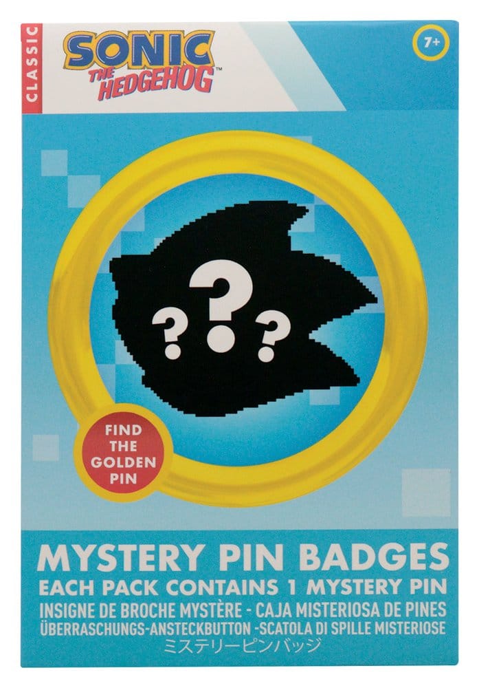 Sonic The Hedgehog Mysterious Pins Badges Blind Box Display (12)