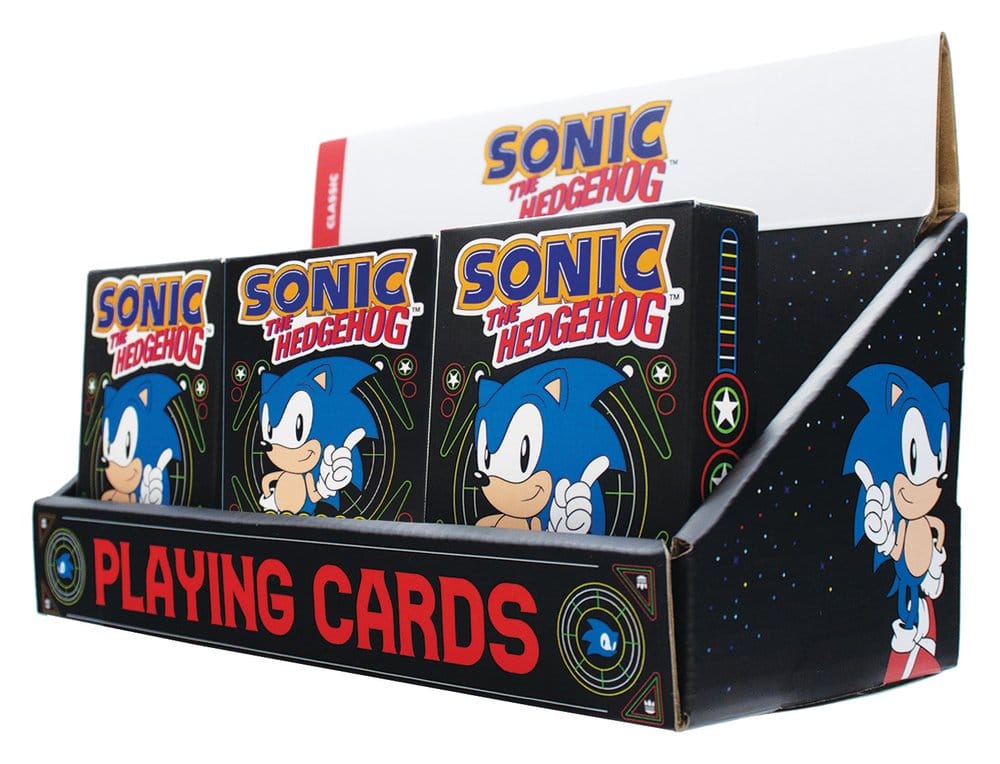 Sonic the Hedgehog Playing Cards Display (12 Packs)