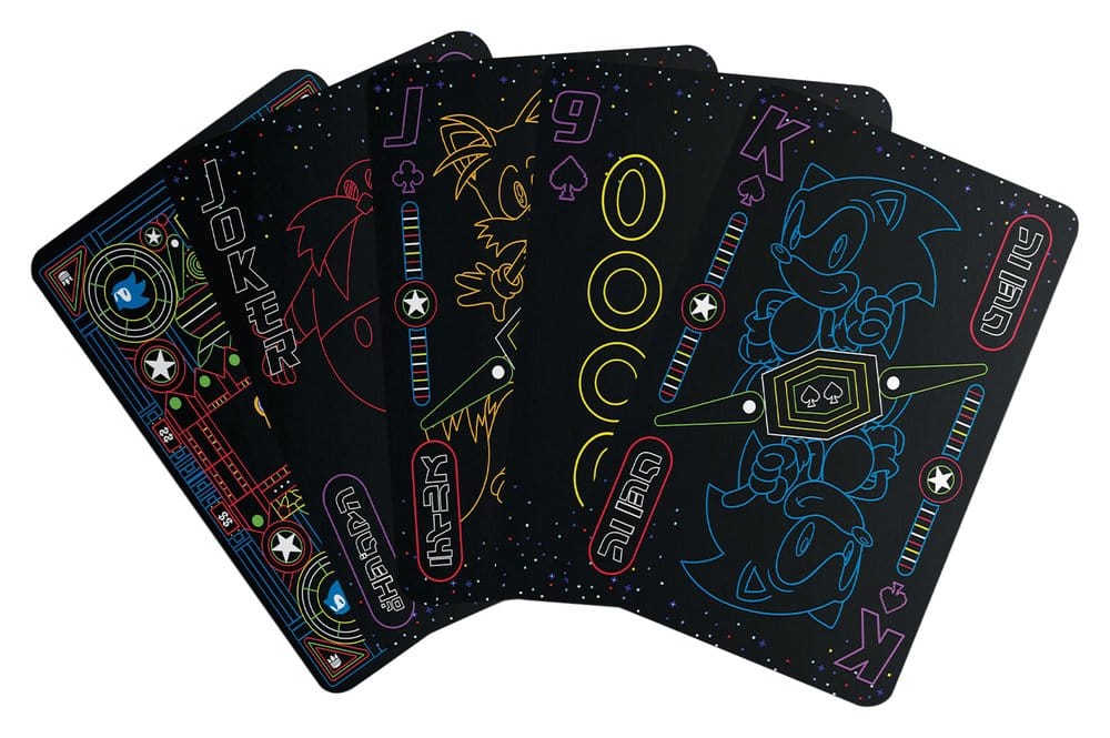 Sonic the Hedgehog Playing Cards Display (12 Packs)