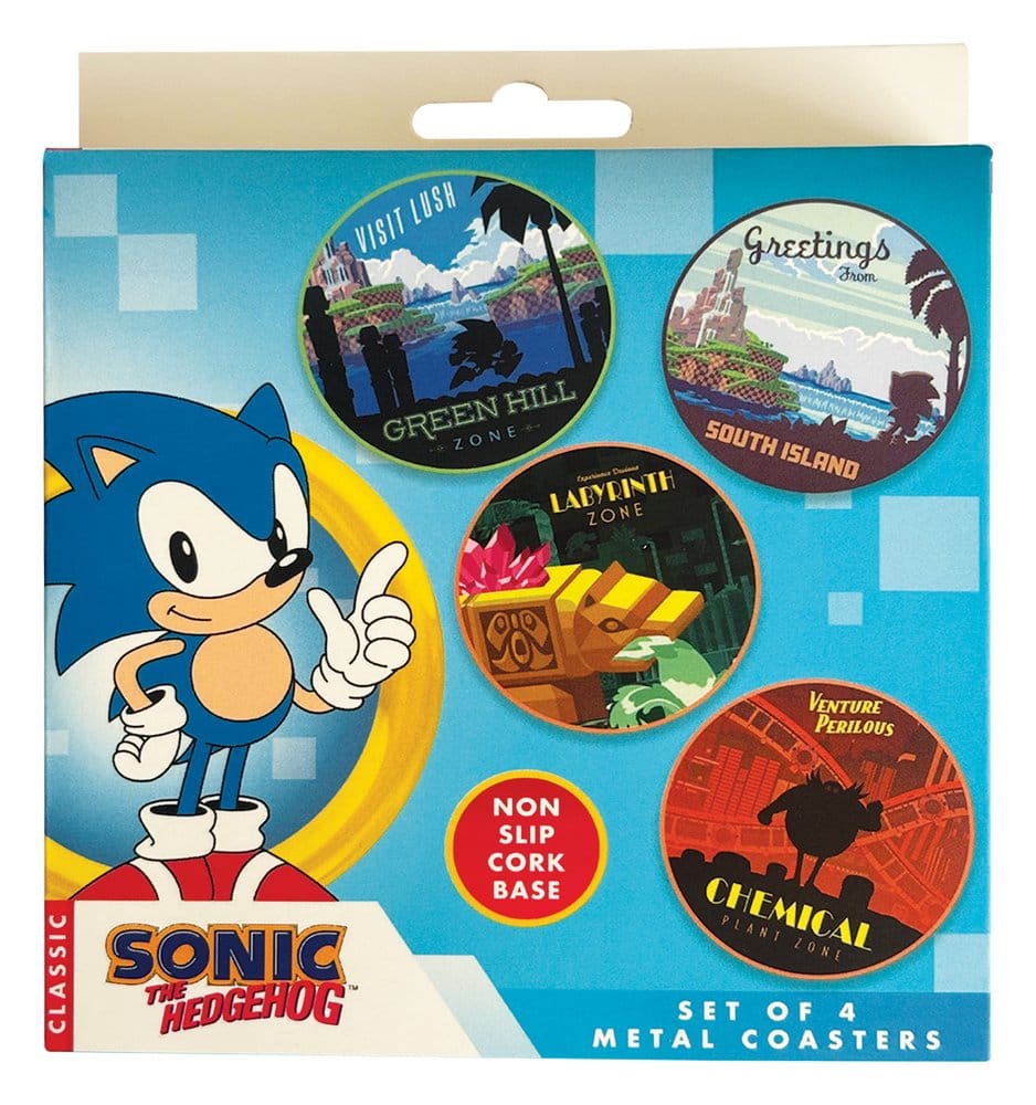 Sonic - The Hedgehog Underlägg 4-pack