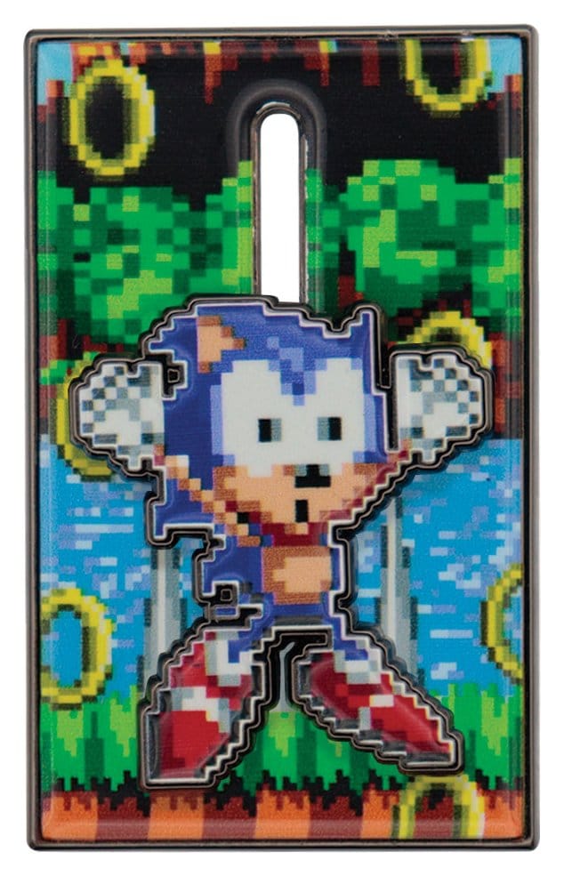 Sonic The Hedgehog Pinsmärke med Rörlig Figur