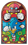 Sonic The Hedgehog Silverstång i Stil av Kyrkfönster 60 cm