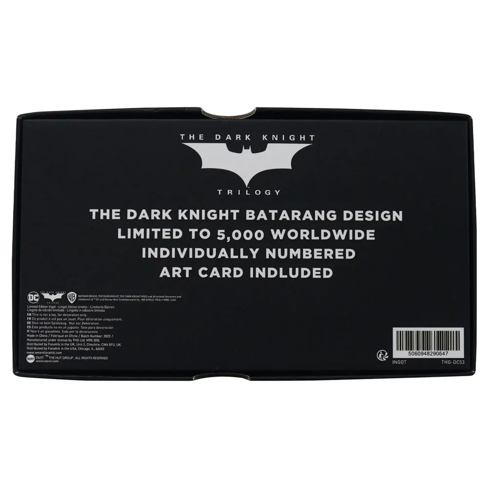The Dark Knight Replica Batman Batarang - Limited Edition FaNaTtik