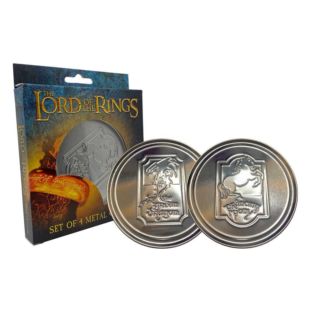 The Lord of the Rings Glasunderlägg 4-Pack Grön Draken