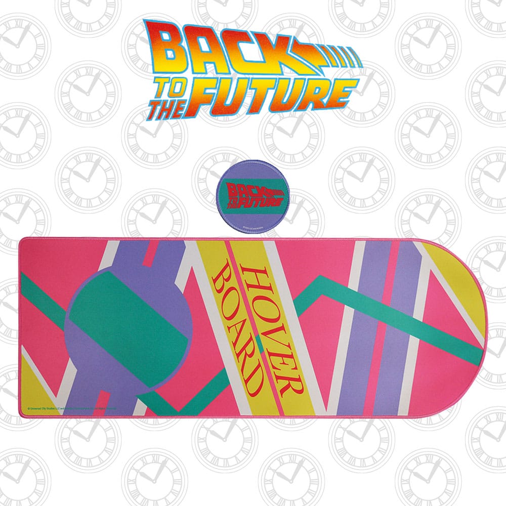 Back to the Future Hoverboard Skrivbordsmatta & Underlägg Set FaNaTtik