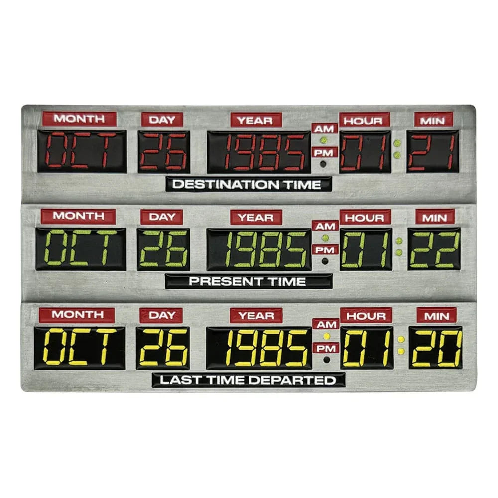 Back To The Future Ingot 40th Anniversary Time Circuits Limited Edition FaNaTtik