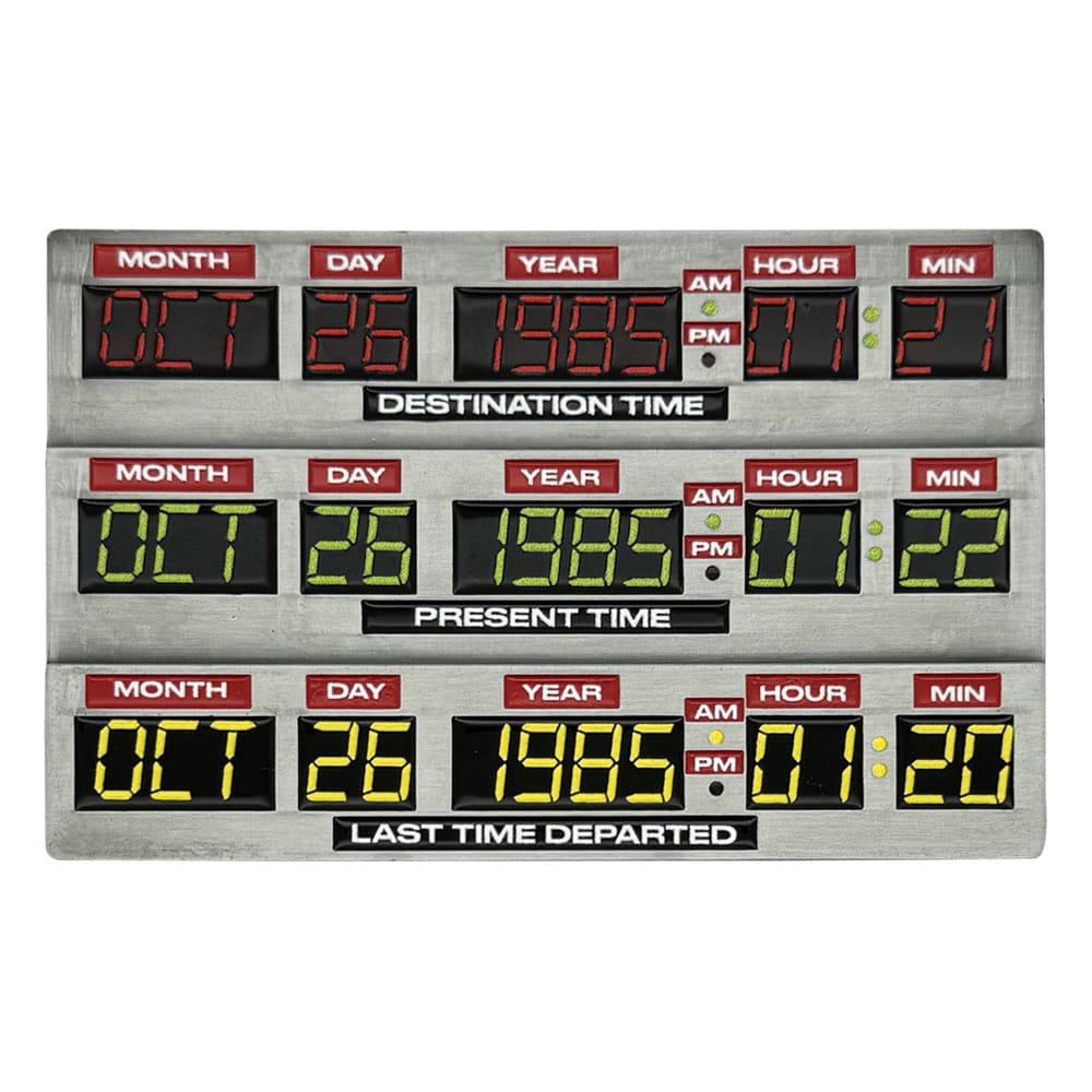 Back To The Future Ingot 40th Anniversary Time Circuits Limited Edition FaNaTtik