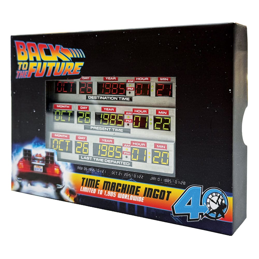 Back To The Future Ingot 40th Anniversary Time Circuits Limited Edition FaNaTtik