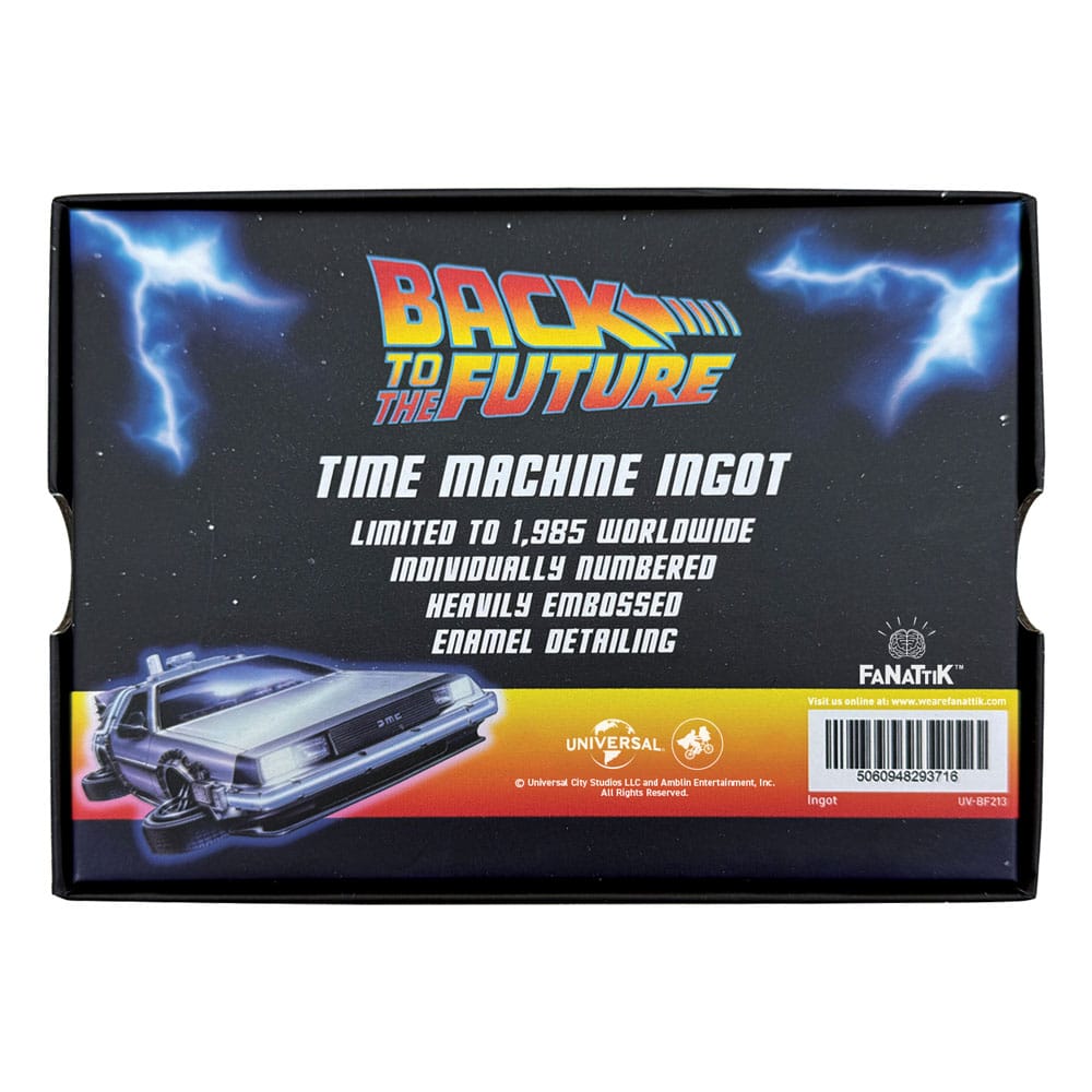Back To The Future Ingot 40th Anniversary Time Circuits Limited Edition FaNaTtik