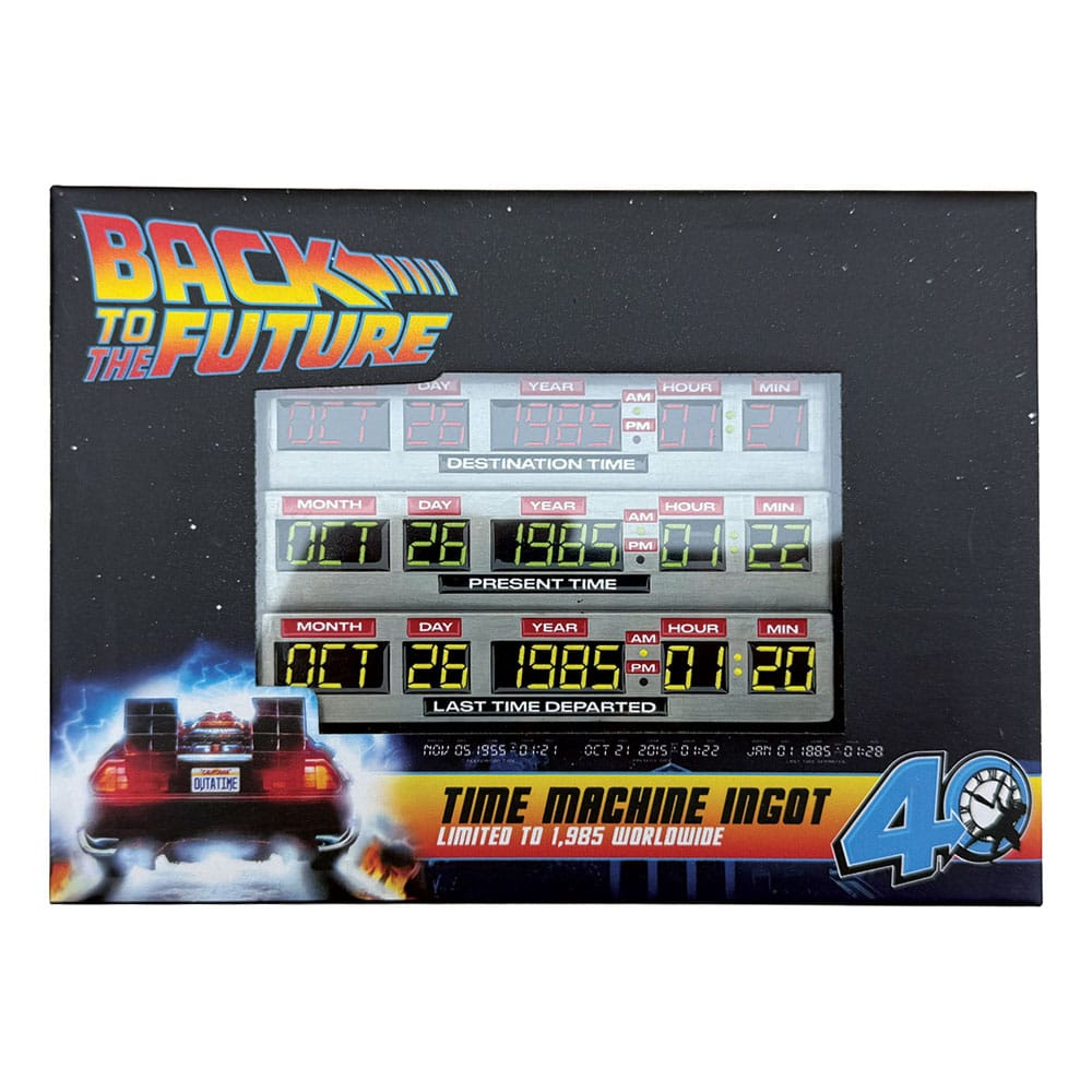 Back To The Future Ingot 40th Anniversary Time Circuits Limited Edition FaNaTtik